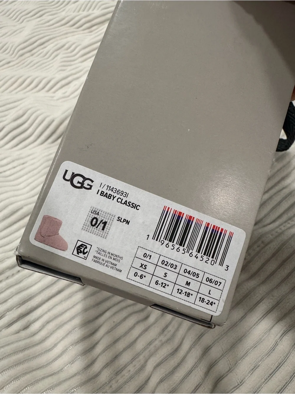 UGG Kids Blush Pink Suede Walker Booties